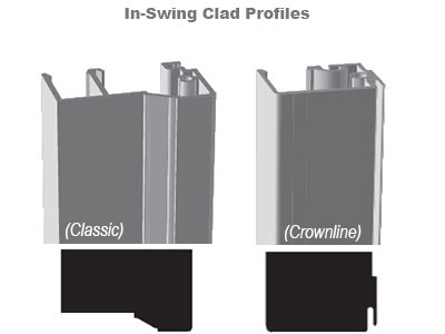 InSwing Clad Profiles | Bayer Built Woodworks